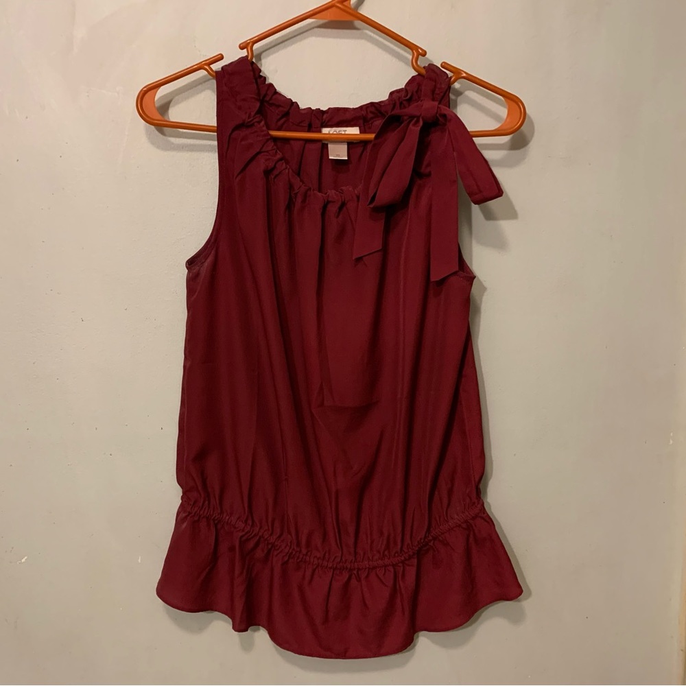 LOFT sleeveless blouse XS